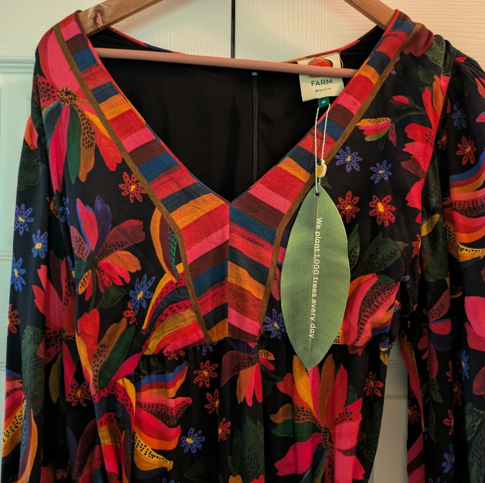 Farm Rio dress medium new with tags